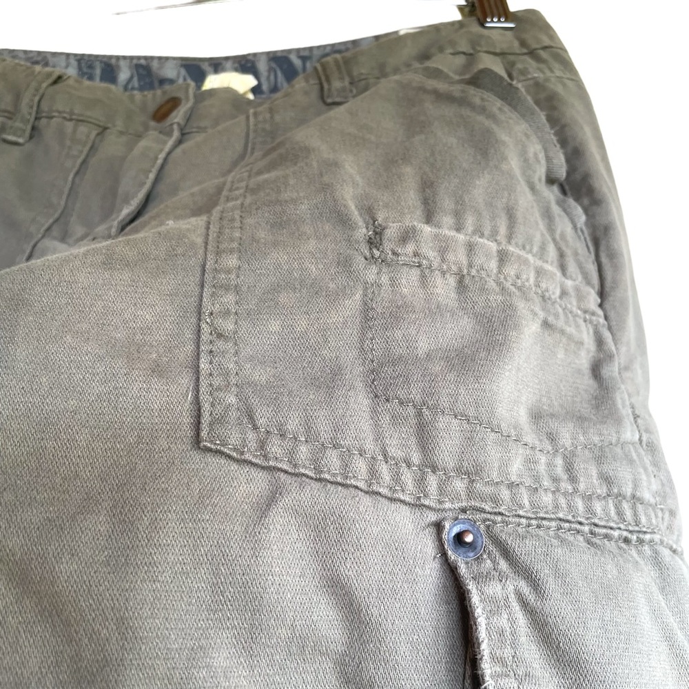 Da-nang low rise cargo pants in olive green Y2K - Picture 6 of 15